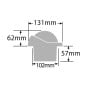 Bussola Ritchie Helmsman 3-3/4 da incasso Nera 24V OS2508304-28%