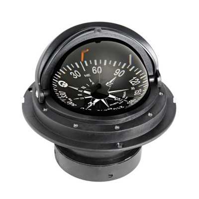 Riviera 4 recess fit compass with cover Flat Black dial Black body OS250281