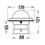 Riviera regatta tactic compass 3 Black body 4-colour flat rose OS2503050