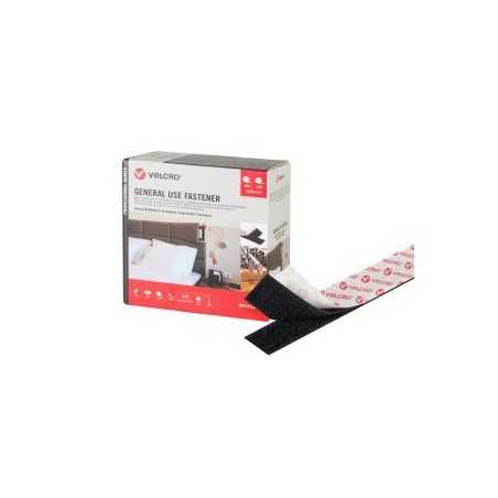 Black VELCRO® Brand GENERAL USE 20mm 5 meters OS6545202