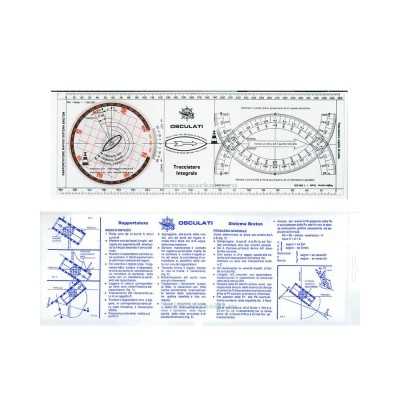 Regolo-rapportatore Tracciatore Integrale 350mm OS2614285-0%