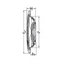 Coppia Casse stereo ultra piatte bianche 4 10x2W RMS 90-18000Hz 90dB OS2974201-18%