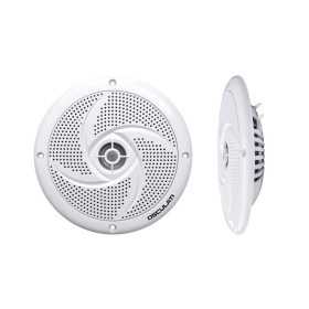 Couple Ultra-thin white stereo speakers 4 10x2W RMS 90-18000Hz 90dB OS2974201