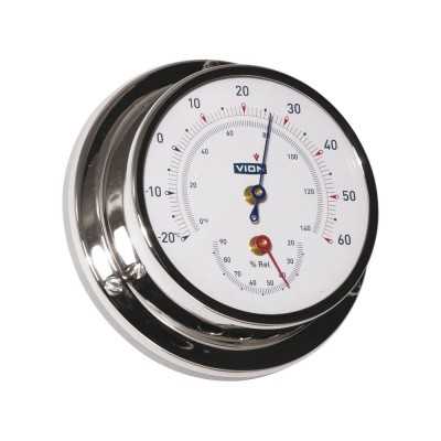 VION A80 MIC CHR Hygrometer/Thermometer Inox 95x40mm Dial 80mm OS2890382