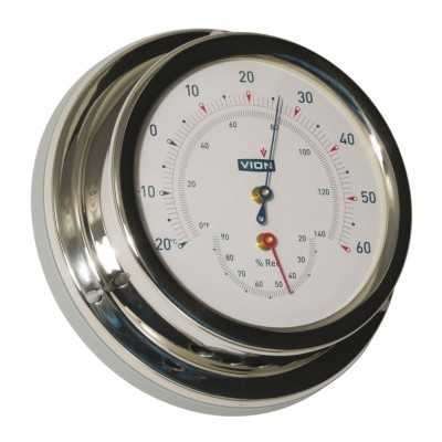 VION A100 LD St.Steel Hygrometer/Thermometer 129x40mm Dial 106mm OS2890282