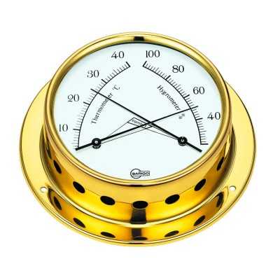 Barigo Tempo M Polished stamped plate Thermometer Hydrometer 110x32mm OS2898300