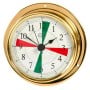 Barigo Tempo M Polished brass Clock with radio sectors 110x32mm OS2868301