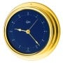 Barigo Regatta Polished brass Quartz Clock 100x120mm Blue Dial OS2836521