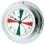Barigo Star Chrome-plated brass Clock with radio sectors 85/110mm OS2836199
