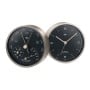 Barigo Pentable Satin brass Clock 100/104mm Black Dial OS2808601