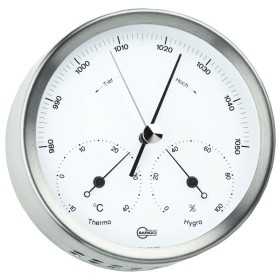 Barigo Steel Baro/termo/igrometro in acciaio inox 102x100x40mm OS2808001-18%