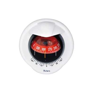Riviera 4 Pegasus wall compass Red dial White body OS2502016