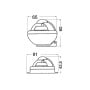 Riviera Comet 1 compass 2 Black OS2500602