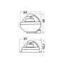 Riviera Comet compass 2 Grey max 80mm N100368321251