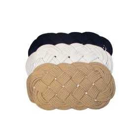 Oval braided rug 600x330mm Hemp colour FNI0808991C