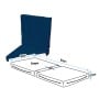 Cuscino galleggiante doppio blu 40x83cm LZ11516-10%