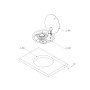 Stainless Steel Hoodiny Flush-in Gas Stove 1 Burner 340mm MT1504651