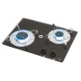 Chrystal PV1351 Tempered Glass Top Flush-in Stove 2 Burner 380x280mm MT1506602