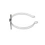 Stainless steel Column pot stand One clip MT1506681