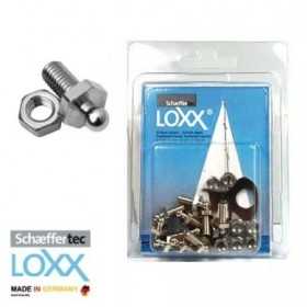 Blister 10p Loxx Tenax M5 10mm metric screws with nut MT3214294