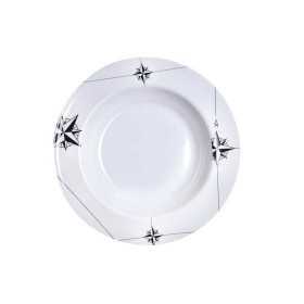 Marine Business Northwind decorated deep plate 22,5mm 6pcs MT5801202