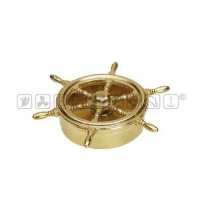 Posacenere in Ottone lucido a forma di Timone 190mm MT5807019-10%