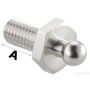 Bottone Loxx ottone cromato Maschio con vite e dado N20543002722-5%