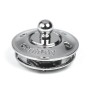 Chromed brass Tenax button Male for textile N20543002724