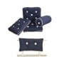 Cuscino in Cotone Impermeabile Tipo Rollo 190x440mm Blu N41115233088-18%