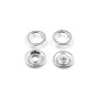 Nickel-plated brass fasteners for carpet Female part OS1030500