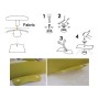 Contropiastra in plastica Stayput Press Bianco 100pz OS1031302-0%