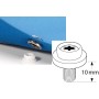 CAF-COMPO universal long thread screw stud White colour 100 piece pack OS1050111