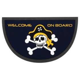Pirate Antiskid semi-circular doormat 40x68cm OS2390906