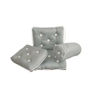Cuscino in Cotone Impermeabile Tipo Semplice 430x350mm Grigio OS2443016-18%