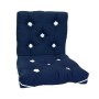 Cuscino in Cotone Impermeabile Tipo con Schienale 430x750mm Blu OS2443021-18%