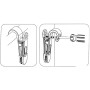Multipurpose Fixing Clips 4 piece pack OS3435800