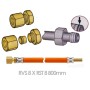 RVS 8 for RST 8 tube Length 800mm OS5001331