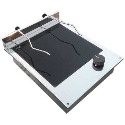 Piano cottura in vetroceramica 1 Fuoco 1200W 220V 30x30cm OS5010041-18%