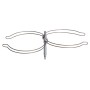 Pot-holder 2 burners fot hob units OS5010049