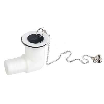 Piletta di scarico a 90° Battuta Ø50mm Portagomma 28mm OS5017041-0%