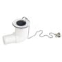 Piletta di scarico a 90° Battuta Ø50mm Portagomma 28mm OS5017041-0%