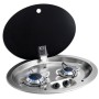 Can Stainless steel hob unit 2 burners 510x 390mm OS5080101