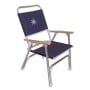 Sedia Pieghevole Blu Navy in alluminio con Rosa dei Venti 60x90x45cm TRD1775151-20%