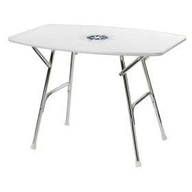 Oval Aluminum Folding Table 70cm Table Top 95x60cm OS4835410
