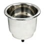 Portabicchieri in acciaio inox Delux con drenaggio 68mm OS4843001-0%