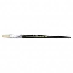 Belle Arti S.577 Number 2 flat brush in pure bristle and wooden handle N714470COL915