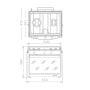TECHIMPEX Marinertwo Kitchen with oven 2 Burners OS5037000