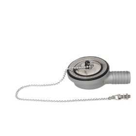 Drain with 5° inclination horizontal outlet plug with chain 60mm OS5018501