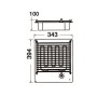 Compact electric barbecue 220V 1500W OS5038200