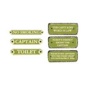 Targhetta in bronzo TOILET 16x3,2cm OS3252503-0%